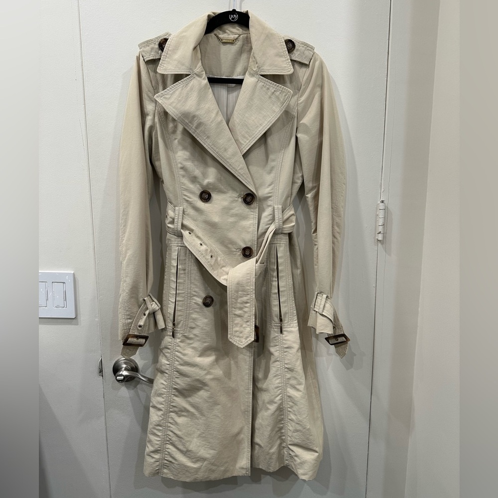 Zara Light Tan Trench Coat Size S